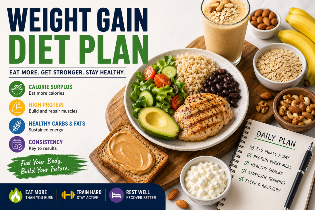 weight gain diet plan