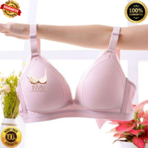 Front-Open Nursing Bra with Clip – Perfect Support for Feeding Mothers & Baby Care, with Beautiful Design