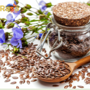 Organic Flax Seeds (Linum usitatissimum) – Pure, Fresh, Washed & Naturally Clean | Omega-3, Fiber & Hormonal Wellness Super Seeds