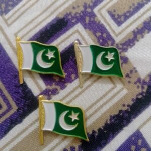 Metal Flag Set for 14th August Decoration