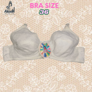 Bra Size 36 | White Laced Elegance| Imported and stringed stuff Laced with Net – Ultra Comfort and Support