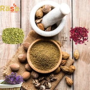 Triphala Plus – Pure Organic Blend with 6 Herbal Ingredients: Gooseberry, Chebulic Myrobalan, Terminalia Belerica, Fennel, Rose Petals & Lavender