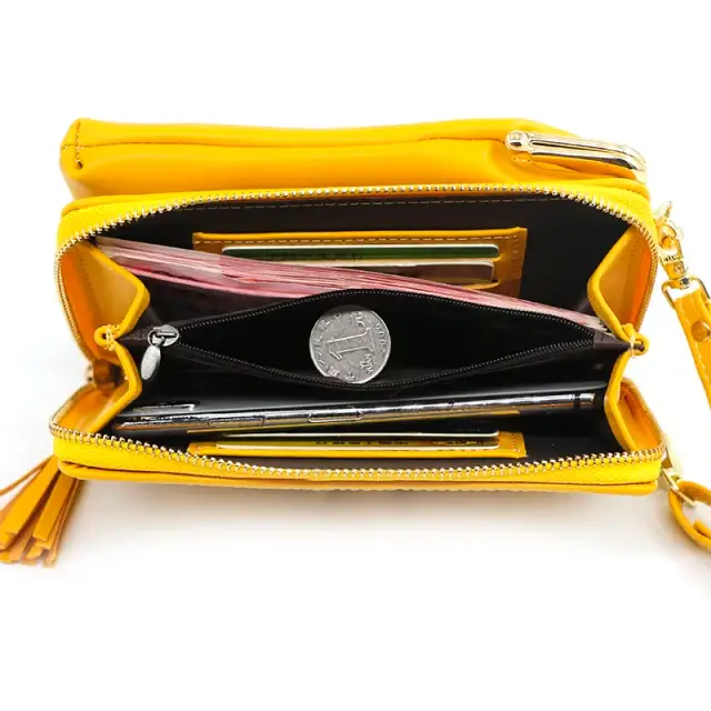 Women Phone Crossbody Bag Pu Leather Mini Shoulder Messenger Bag Travel Portable Coin Purse Card Pouch Bags for Girls Wallets - Image 2