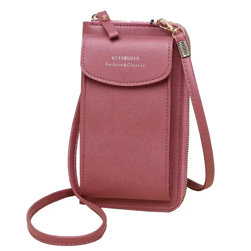Women Phone Crossbody Bag Pu Leather Mini Shoulder Messenger Bag Travel Portable Coin Purse Card Pouch Bags for Girls Wallets - Image 3