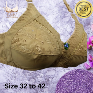 Galaxy Chicken Cotton Bra for Women with Classic Chicken Embroidery Cotton Bra, non-Padded.