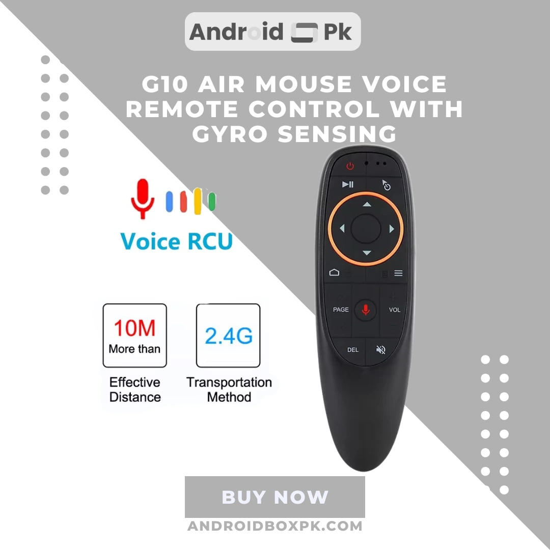 G10 Air Mouse Voice Control Gyro Remote