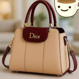 Women's Leather Shoulder Bag Black Blue Maroon Pink Beige 9x11"