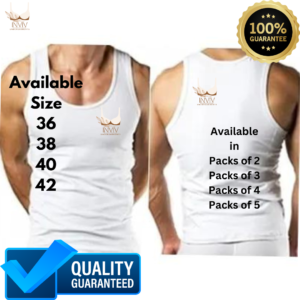Choice Brand Premium White Men's Vest - Pure Cotton, Sleeveless , All-Season Comfort banyan without bazoo, Slim n Lift Body Shaper with perfect fitting