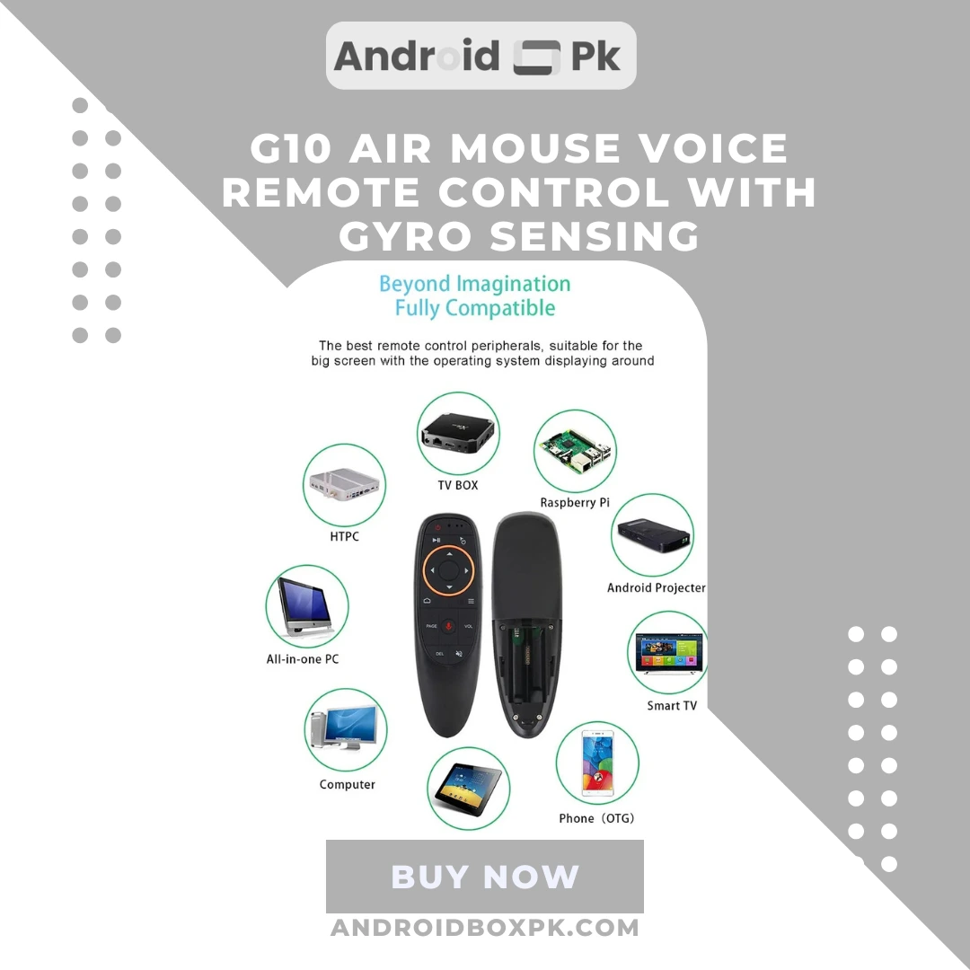 G10 Air Mouse Voice Control Gyro Remote - Image 5