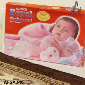 Royal Embossed Baby Blanket – Soft, Cozy, and Warm, Perfect Size 90x110cm, Best-Selling Baby Blanket, Plushmink