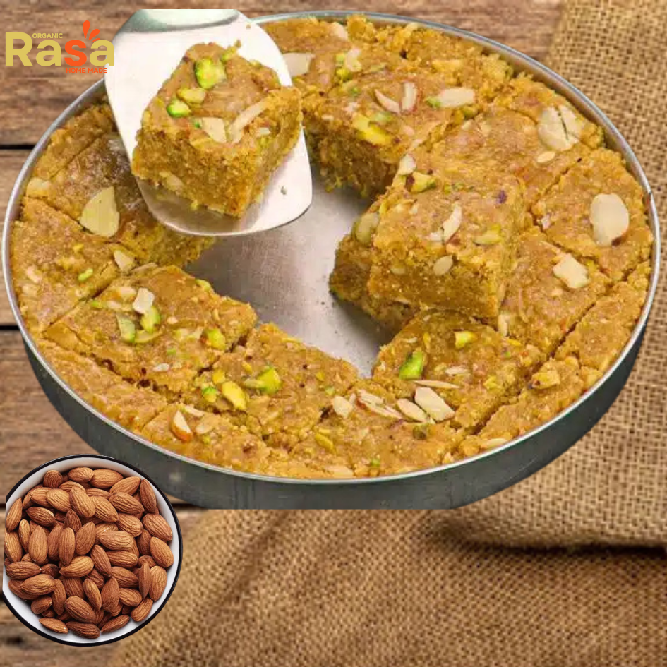 Almond (Badam) Halwa Pure Organic Homemade – So Delicious! - Image 2