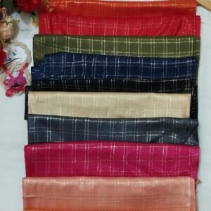 Linen Elegance: Check Design Fancy Stallers and Scarves for Girls - Trendy Linen Staller Collection for Women