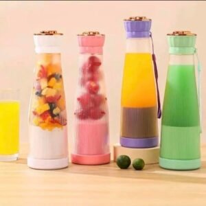 Portable 400ml Manual Fruit Juicer Bottle