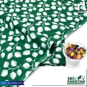 2 Pcs Women's Unstitched Digital Print Suit