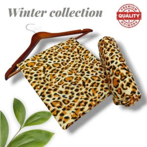 Leopard Print Winter Suit 2Pc