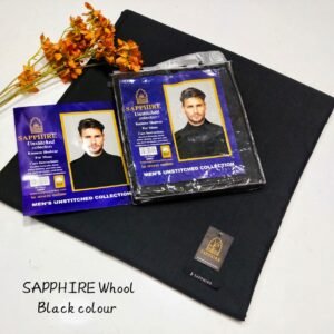 Beautiful Gents Winter Collection – Sapphire Wool Shawl, Full-Size 4m Premium Soft Wool with Tag Card and Elegant Packaging