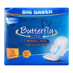 Butterfly Ultra Thin XXL Sanitary Napkins - 16 Pads, Ultra Big Saver for Maximum Protection