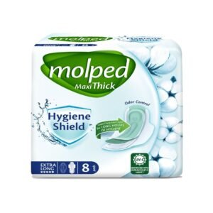 Molped Maxi Thick Extra Long Hygiene Shield Pads - Pack of 8