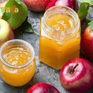Organic Apple Jam with Cardamom & Cinnamon (Darcheeni) – Homemade, Pure & Naturally Sweet, without Colour or artificial and preservatives. added
