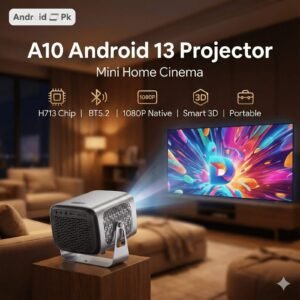 A10 Android Protable Projector with 4K - Android 13 Dual Wifi 5G