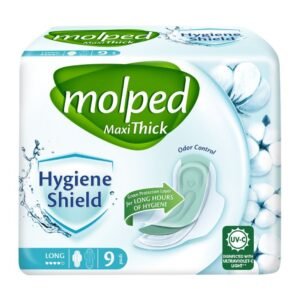 Molped Maxi Thick Long Hygiene Shield Pads - Pack of 9