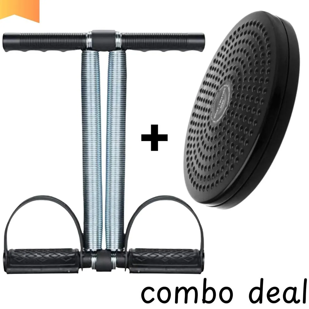Tummy Twister & Waist Trimmer Combo for Home Fitness - Image 3