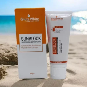 Gluta White Sunblock SPF 60++ Matte Cream