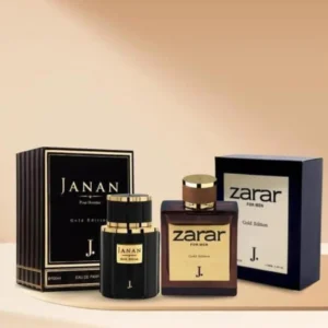 Alcohol-Free Men & Women Perfume Set Black Gold 100ml