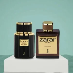Alcohol-Free Perfume Pack of 2 for Men Zarar & Janan Gold Edition