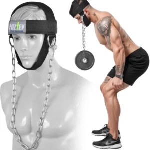 Adjustable Steel Chain Neck Pull Rope for Gym Fitness