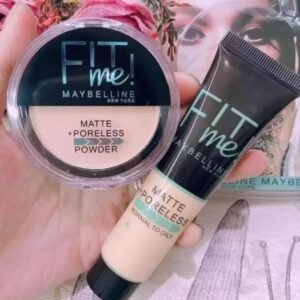 2 in 1 Matte Face Powder & Foundation Set for Oily Skin