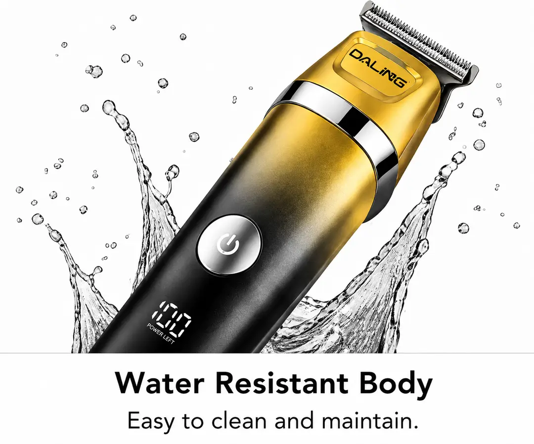 DALING DL-1699 Professional Hair Clipper | Cordless Rechargeable T-Blade Trimmer with LED Display | Fade Master Series - Image 2