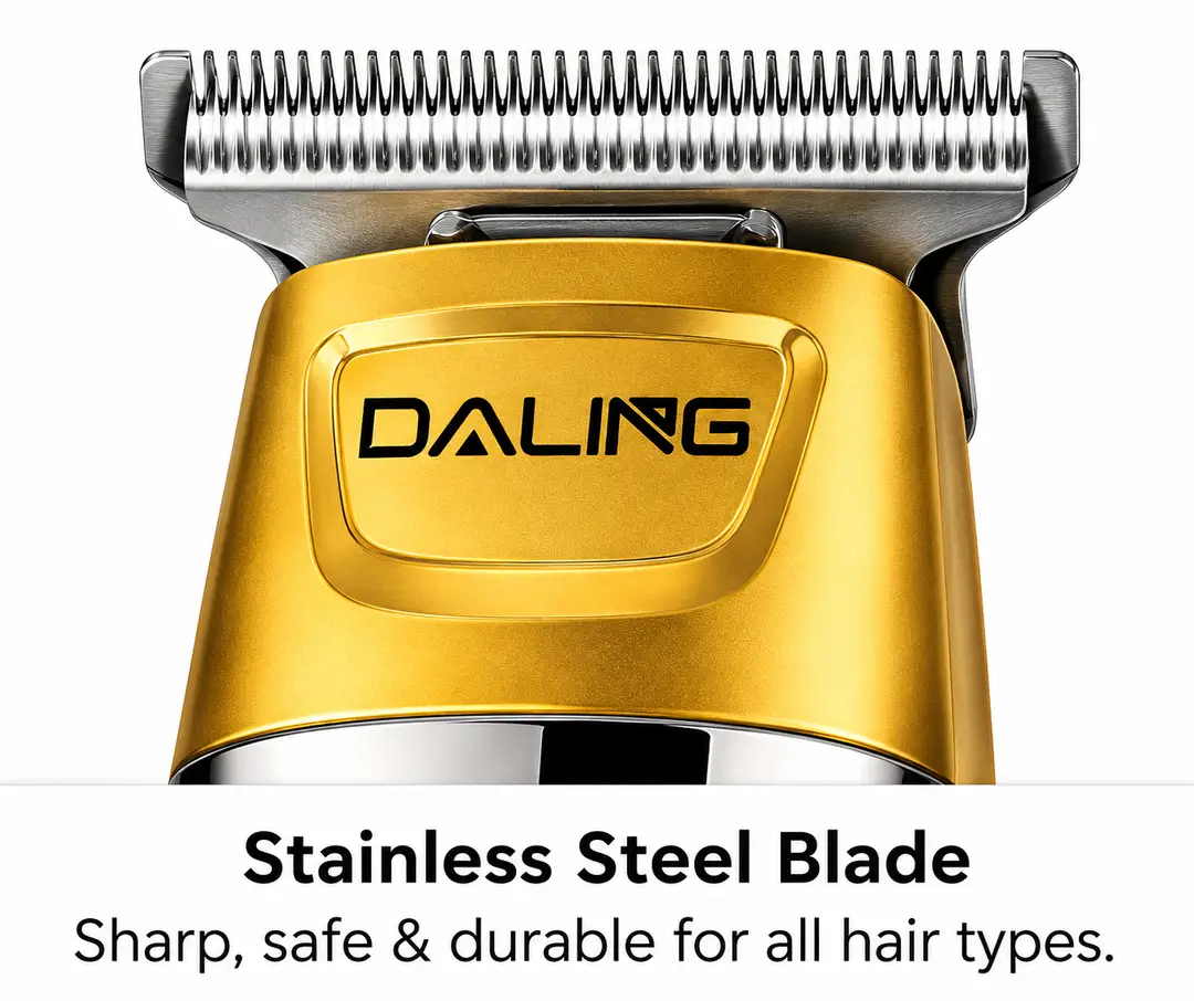 DALING DL-1699 Professional Hair Clipper | Cordless Rechargeable T-Blade Trimmer with LED Display | Fade Master Series - Image 4