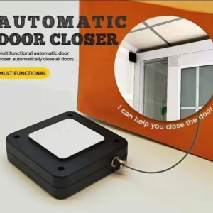 Automatic Door Closer Punch-Free Multifunctional Self Closing Device – Adjustable Silent Door Closing System for Home & Office