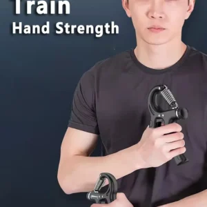 Automatic Counting Hand Gripper Adjustable Resistance Automatic Counting Non-Slip Hand Grip Strength Trainer Fingers Wrist Forearm Exerciser Workout Gear Home Gym Exercise Equipment Hand Gripper 5-60KG Automatic Non-Slip hand strengthen